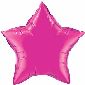 Hot PInk Star Shaped Mylar Balloon